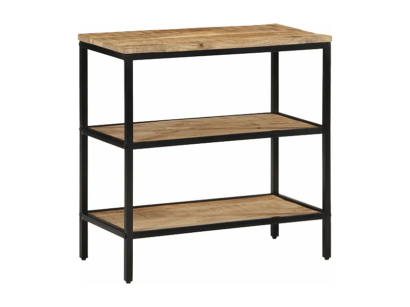 Table console 70x35x70 cm bois de manguier massif brut FR696404