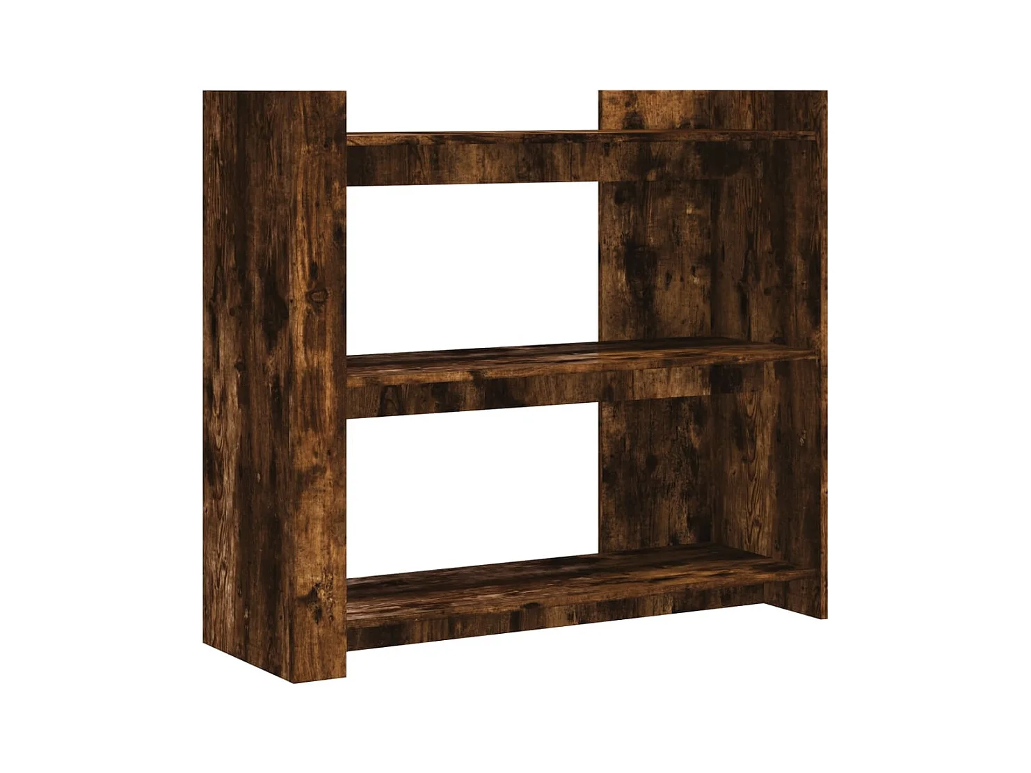 Mesa consola de madera de ingeniería roble ahumado 100x35x90 cm ES670961