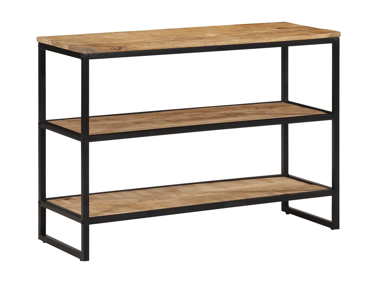 Table console 100x35x70 cm bois de manguier massif brut FR271399