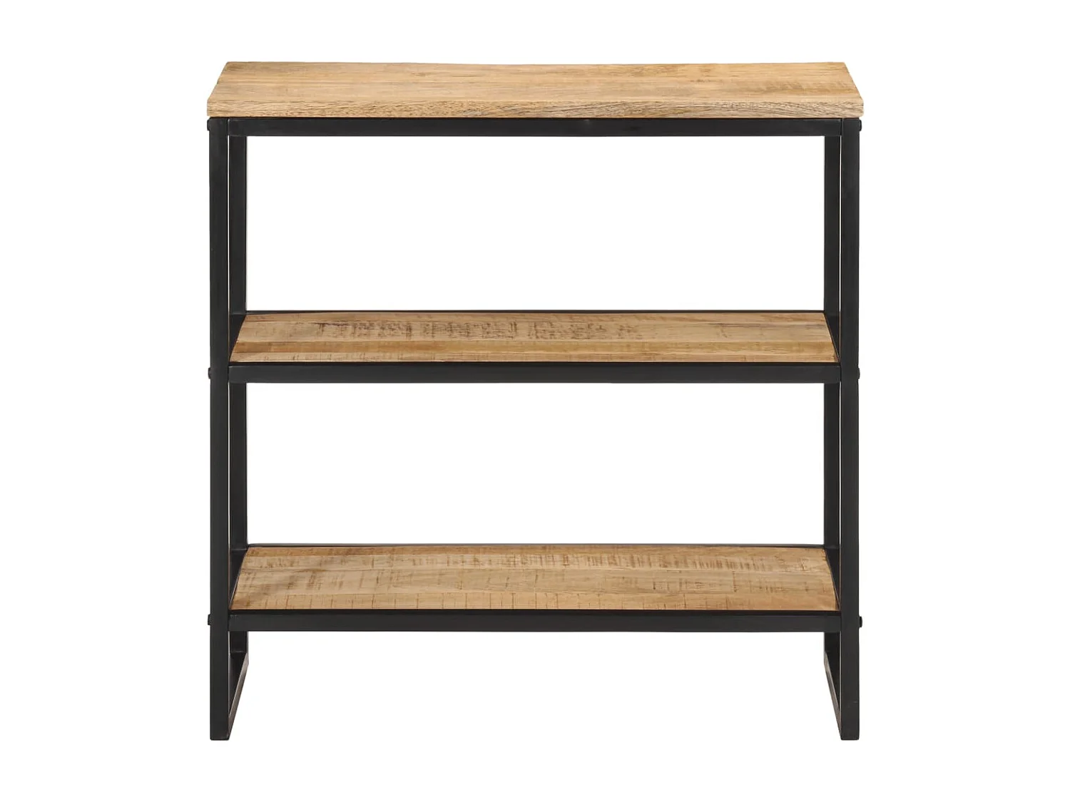 Mesa consola 70x35x70 cm madeira de mangueira áspera maciça PT625553