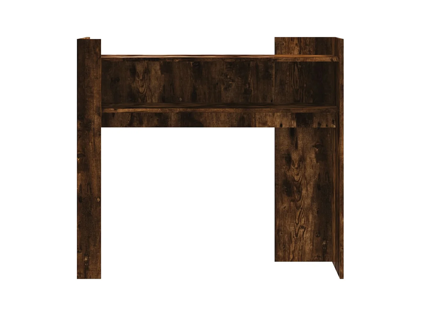 Table console chêne fumé 100x35x90 cm bois d'ingénierie FR237322