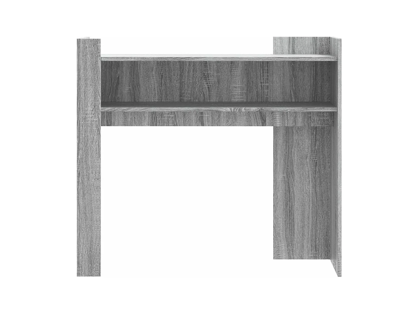 Table console sonoma gris 100x35x90 cm bois d'ingénierie FR318278