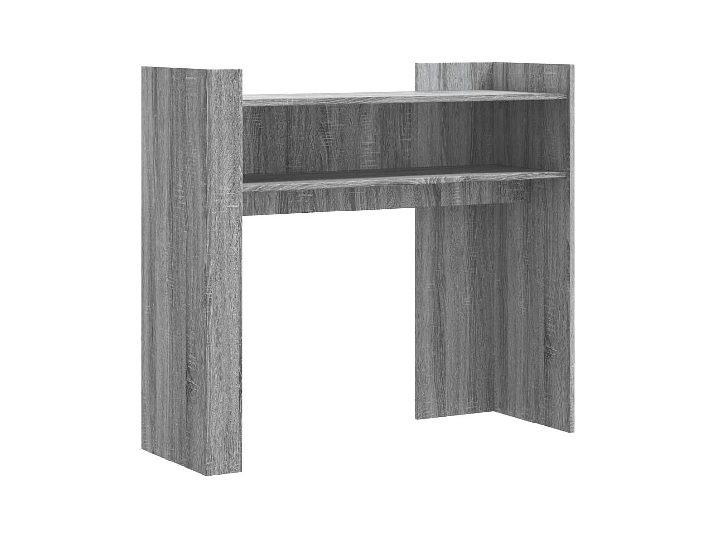 Table console sonoma gris 100x35x90 cm bois d'ingénierie FR318278
