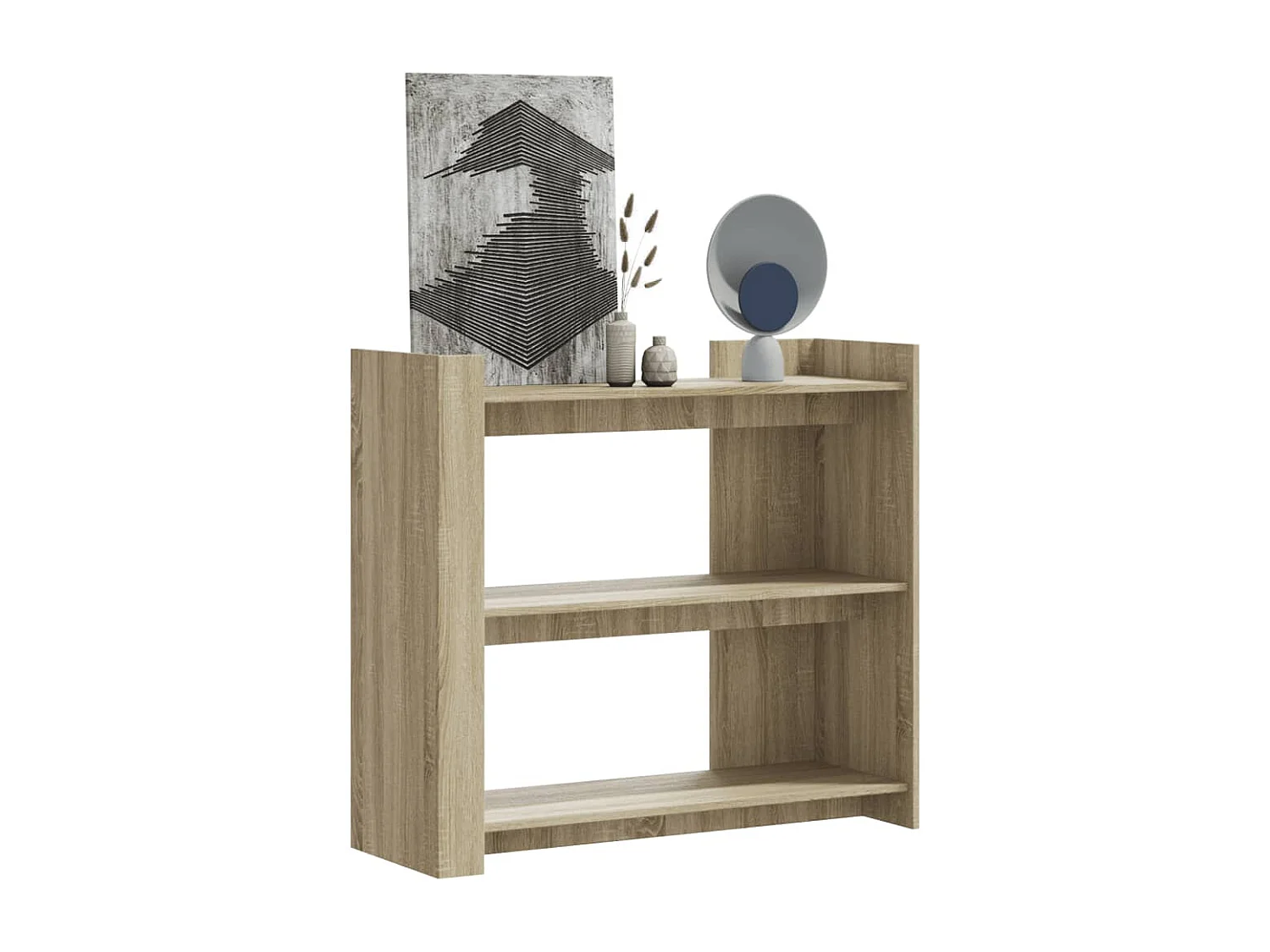 Wandtafel 100x35x90 cm bewerkt hout sonoma eikenkleurig BE781025