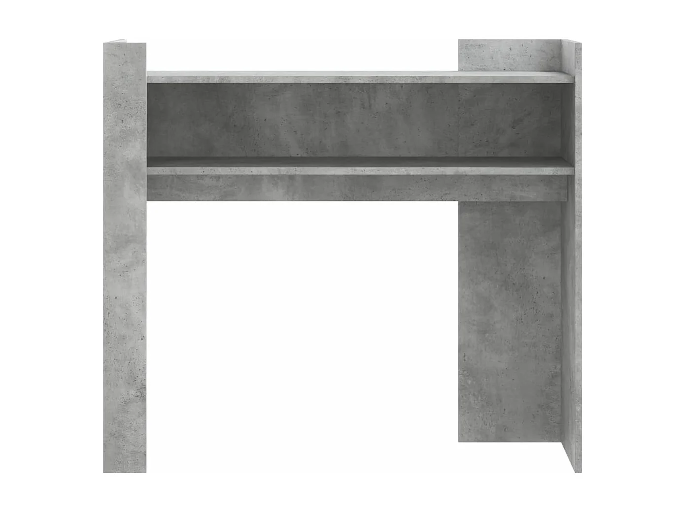 Table console gris béton 100x35x90 cm bois d'ingénierie FR427244