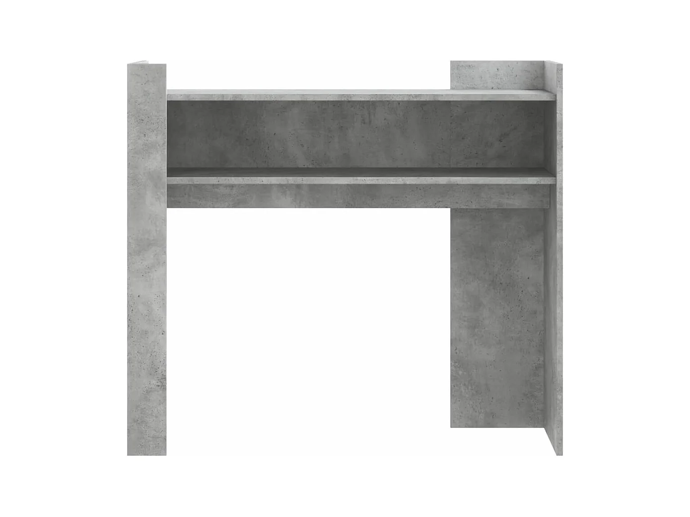 Table console gris béton 100x35x90 cm bois d'ingénierie FR427244
