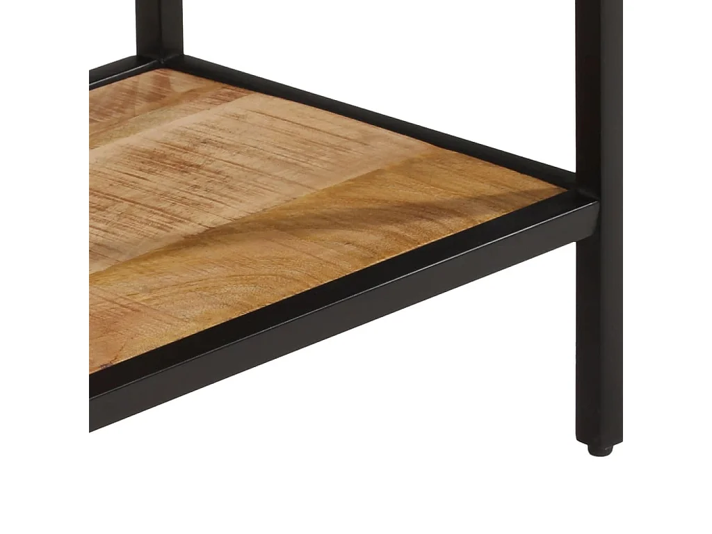 Table console 100x35x70 cm bois de manguier massif brut FR342809