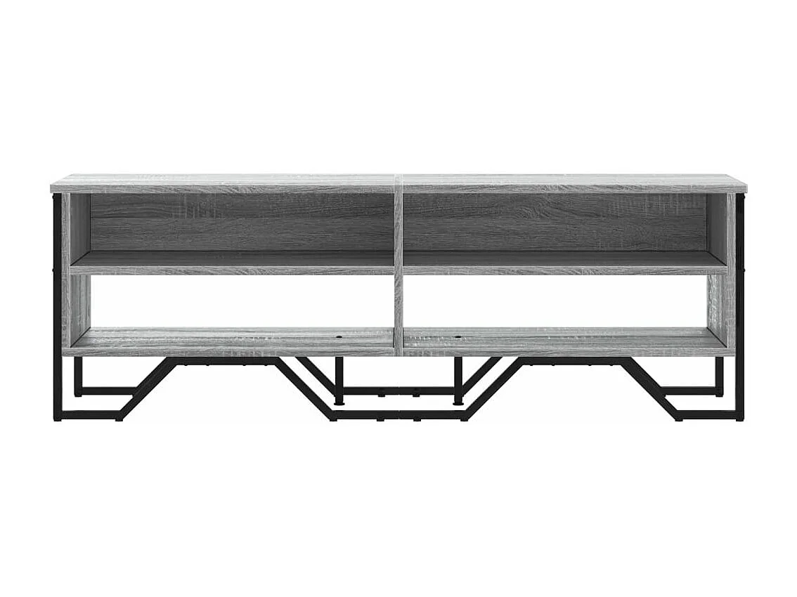 Meuble TV sonoma gris 122x34x41 cm bois d'ingénierie FR850088