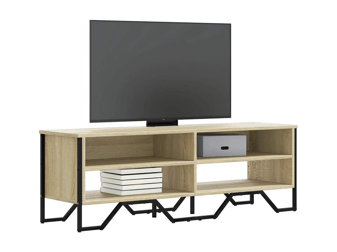 Mueble de TV madera de ingeniería roble Sonoma 122x34x41 cm ES800003