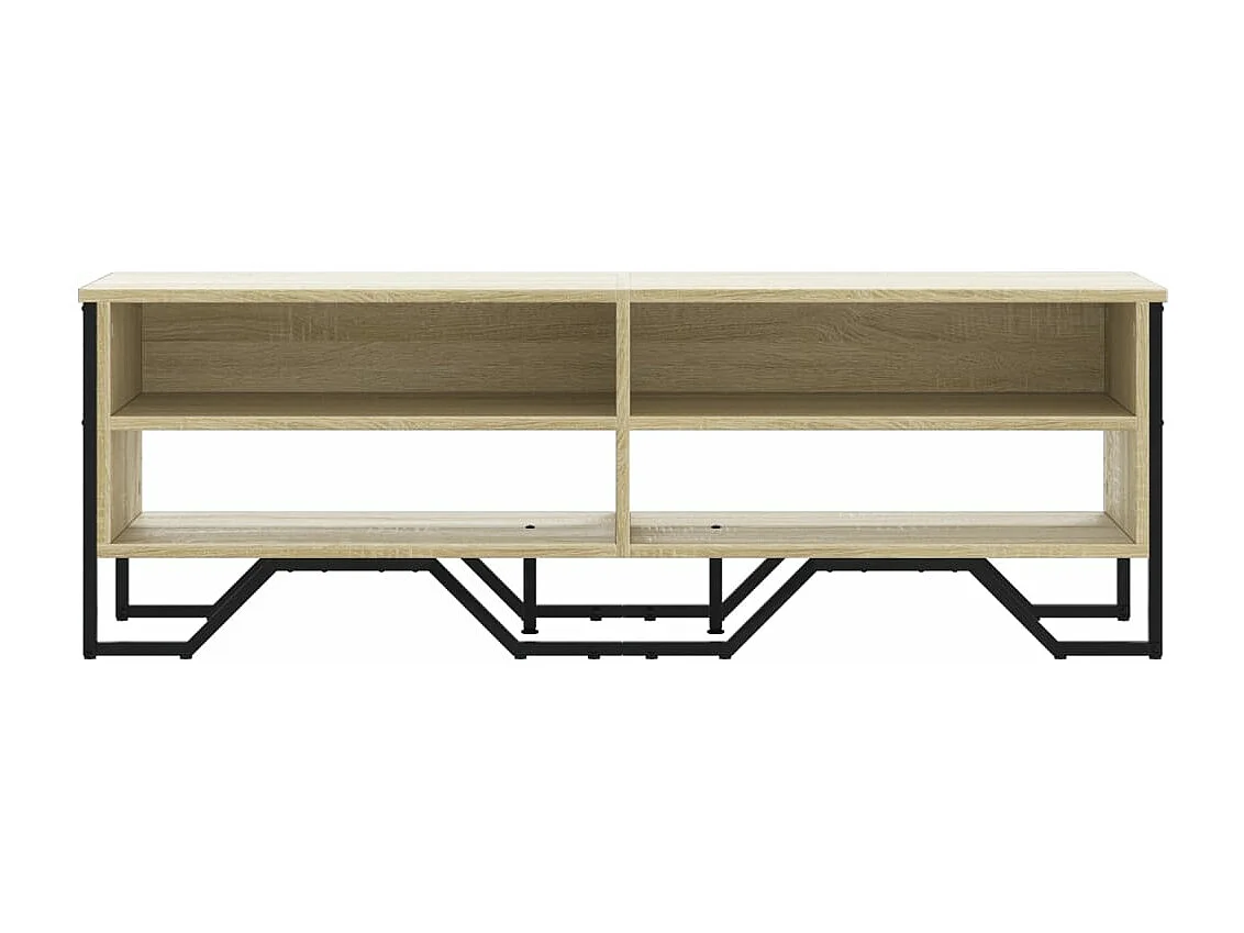 Tv-meubel 122x34x41 cm bewerkt hout sonoma eikenkleurig BE626022