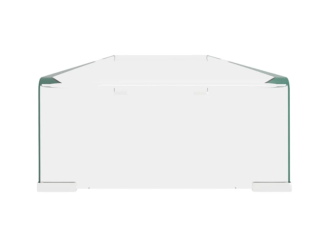 Suporte de TV/monitores em vidro transparente 110x30x13 cm PT232461
