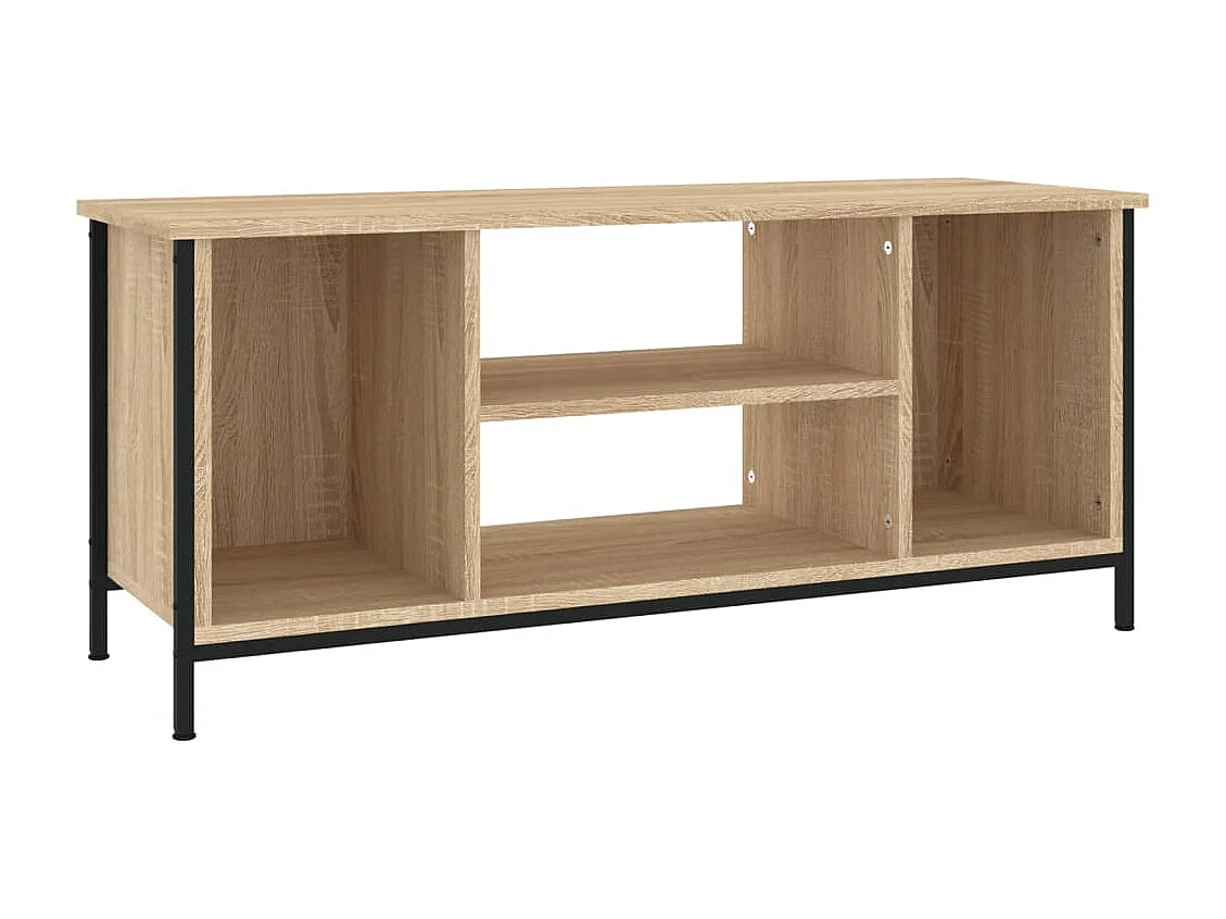 Meuble TV chêne sonoma 102x35x45 cm bois d'ingénierie FR800853