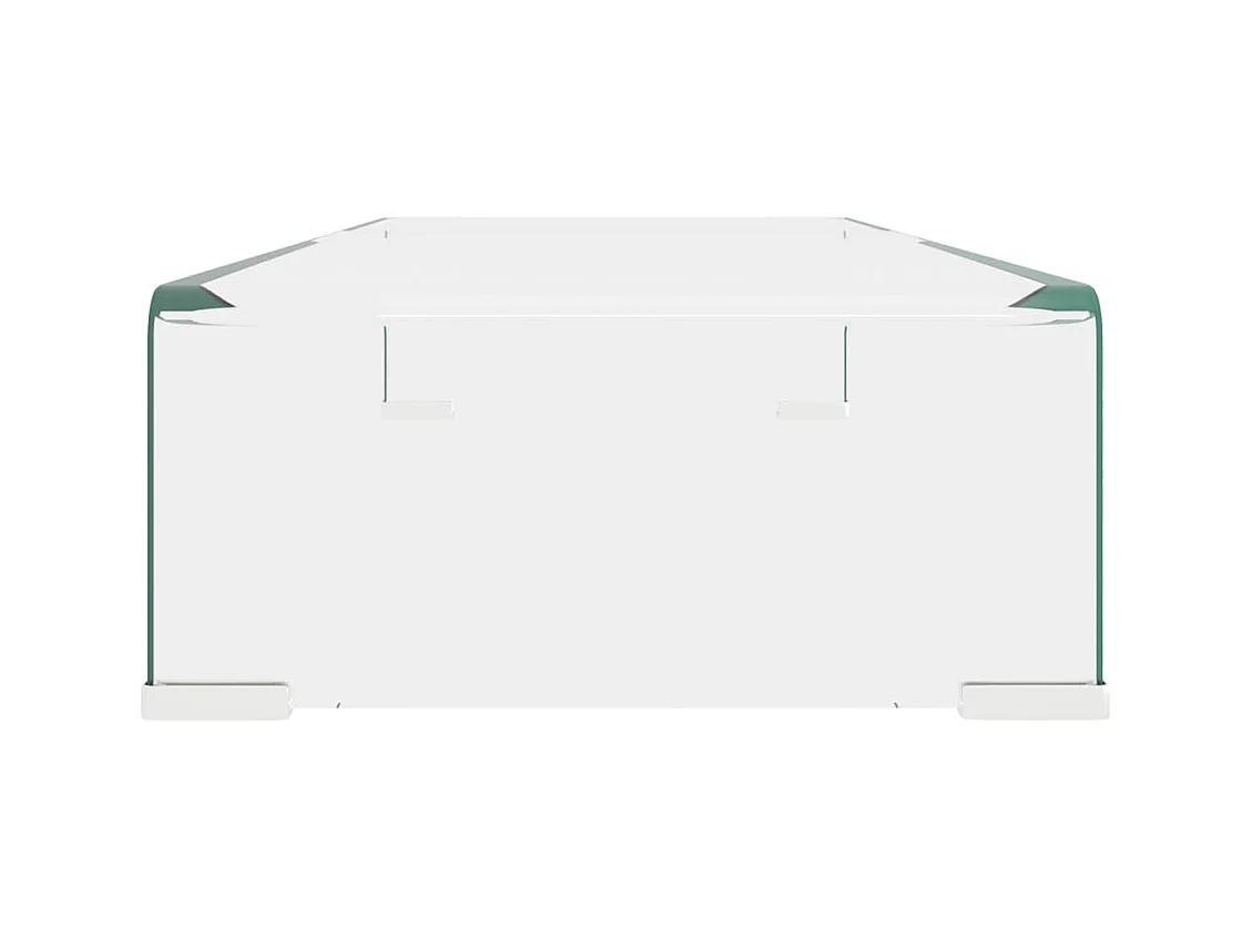 Soporte para TV/Elevador monitor cristal claro 70x30x13 cm ES836993