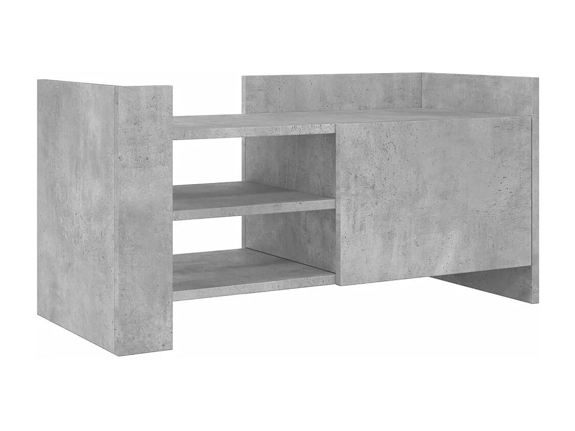 Móvel de TV 80x35x40 cm derivados de madeira cinza-cimento PT218181
