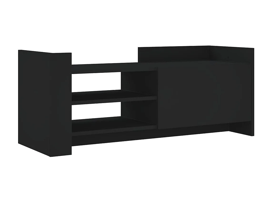 Meuble TV Noir 100x35x40 cm Bois d'ingénierie FR969417