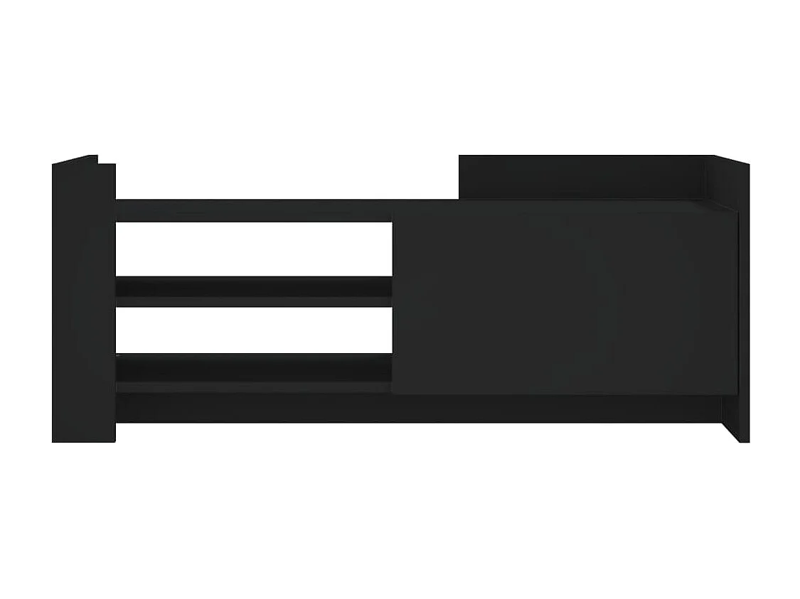 Meuble TV Noir 100x35x40 cm Bois d'ingénierie FR969417