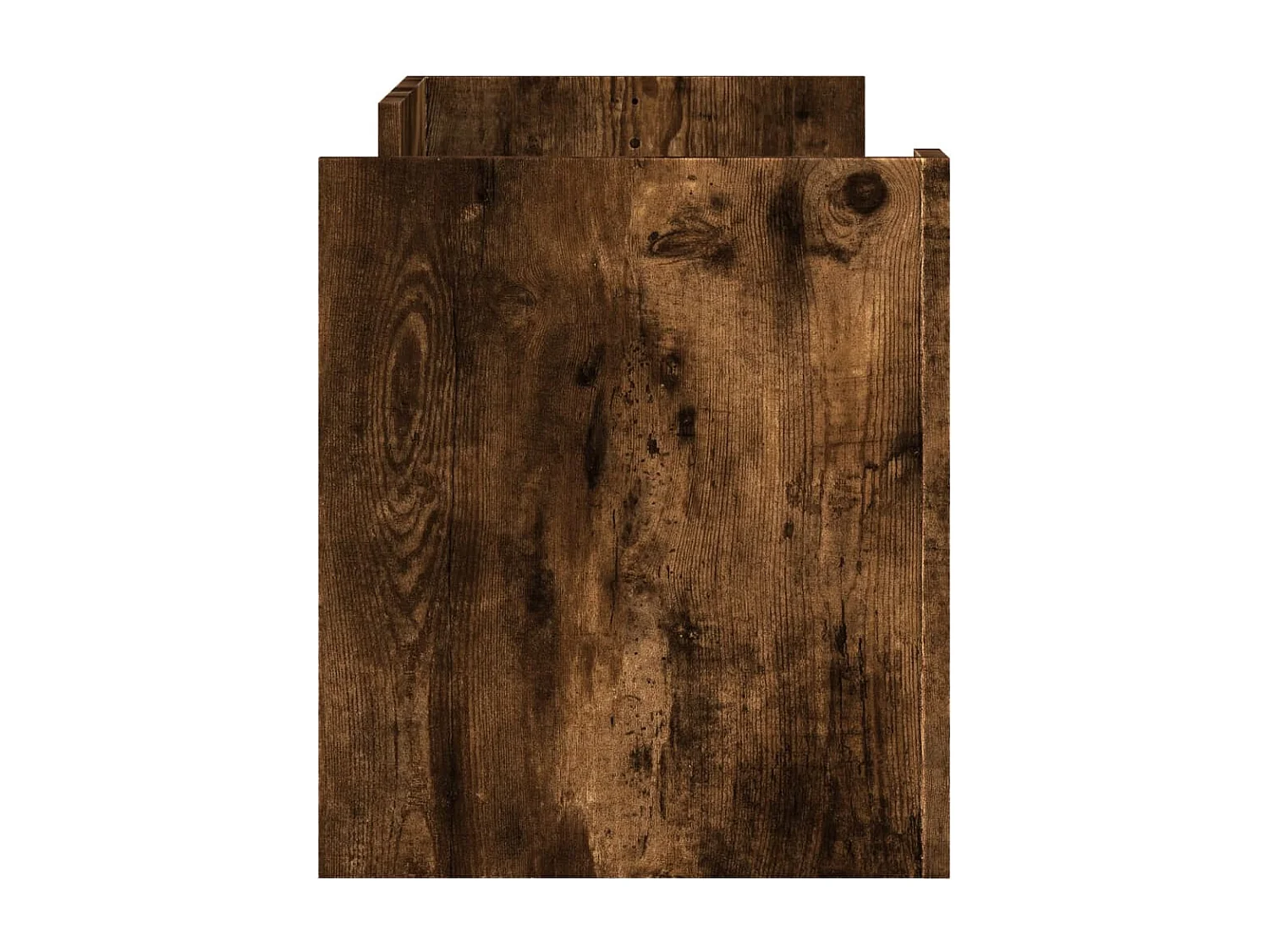 Meuble TV Chêne fumé 100x35x40 cm Bois d'ingénierie FR450663