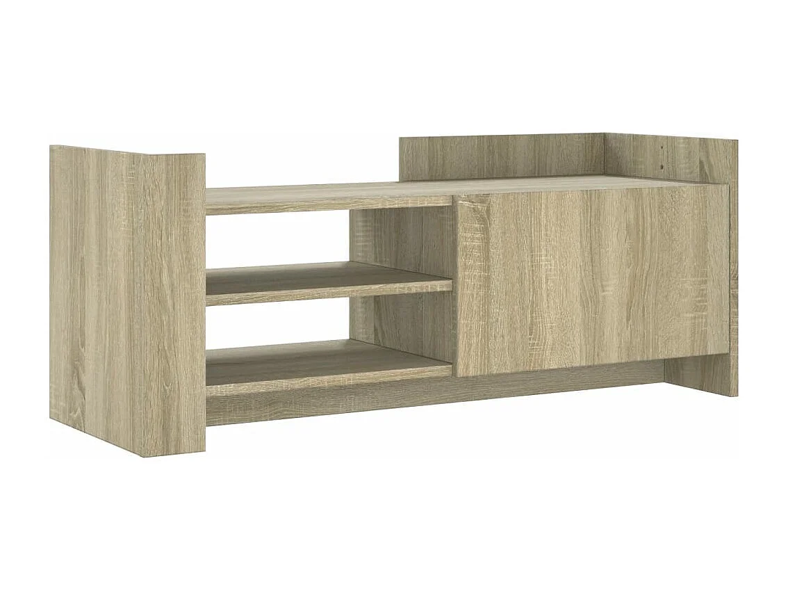 Meuble TV Chêne sonoma 100x35x40 cm Bois d'ingénierie FR926630