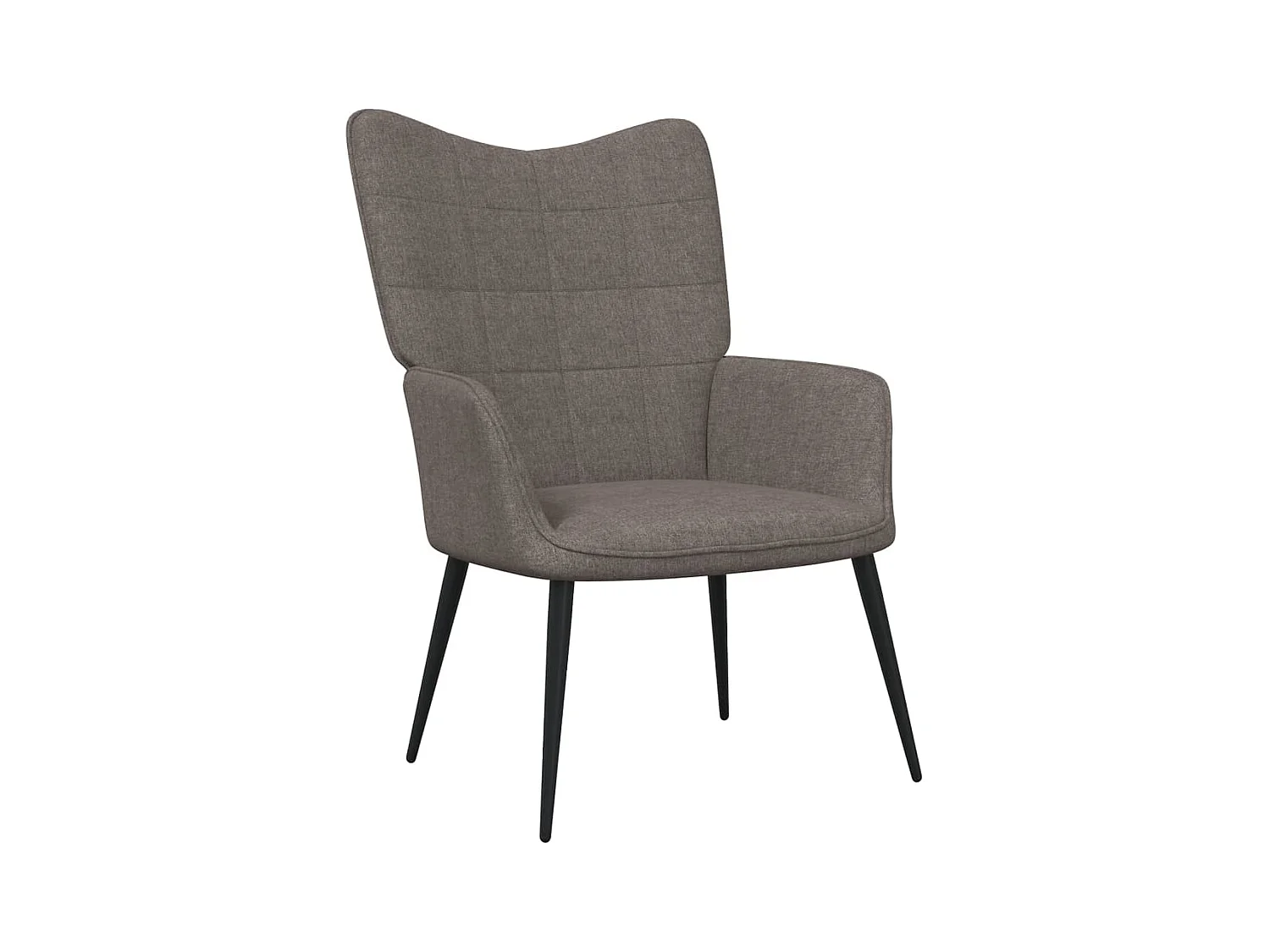 Chaise de relaxation Taupe Tissu FR842782