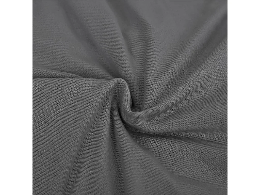 Housse extensible de canapé 2places Anthracite Jersey polyester FR206036