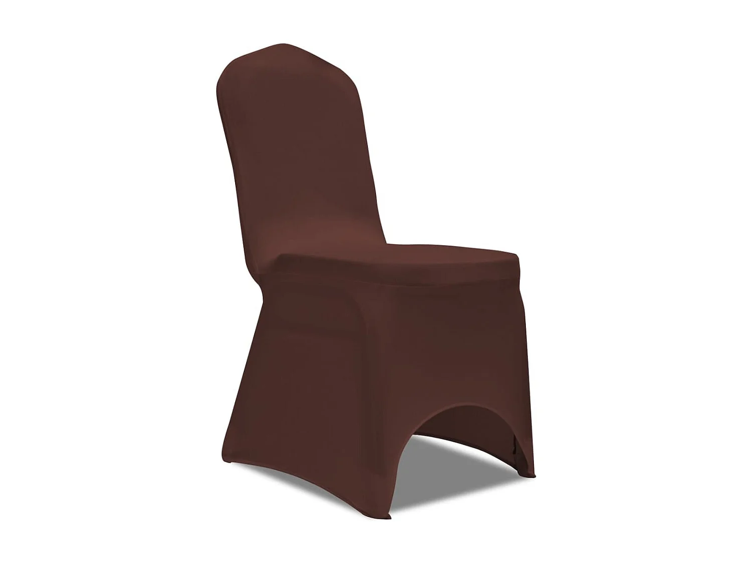 Capa extensível para cadeira 4 pcs castanho PT313572