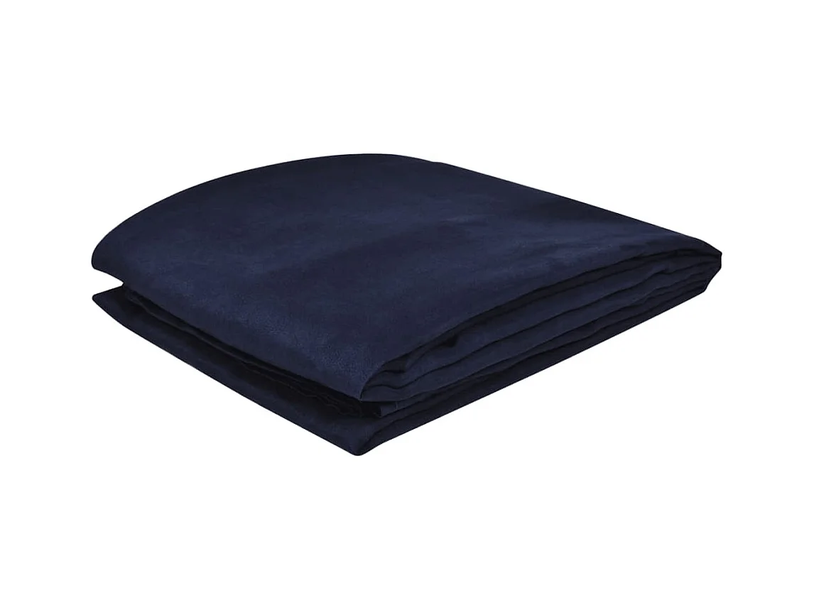 Housse de canapé Micro-suède Bleu marine 270x350 cm FR249213