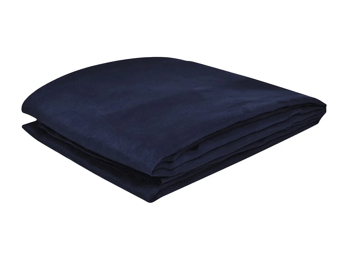 Housse de canapé Micro-suède Bleu marine 270x350 cm FR249213