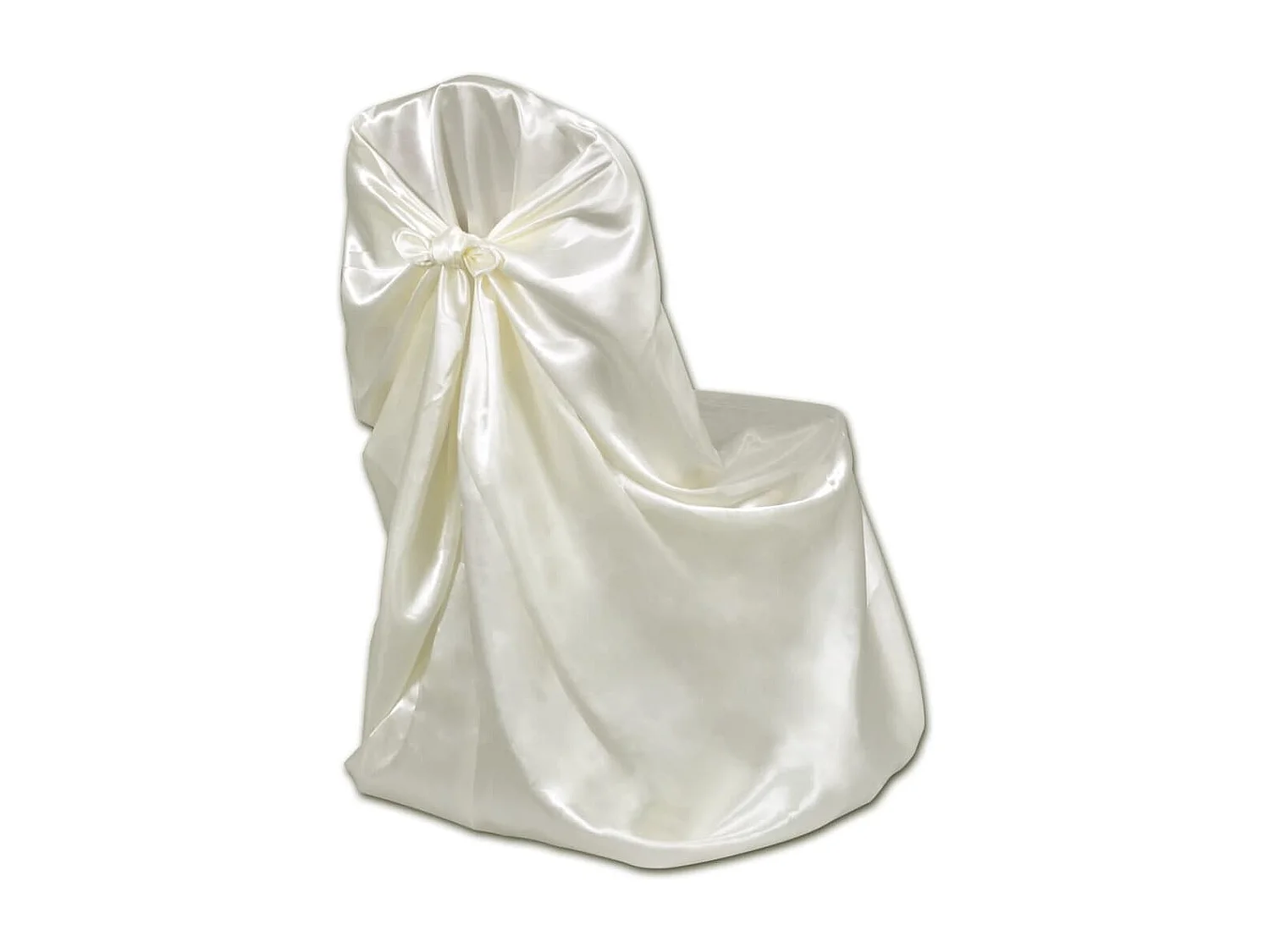 Housse de chaise crème pour le banquet de mariage 6 pièces FR864428
