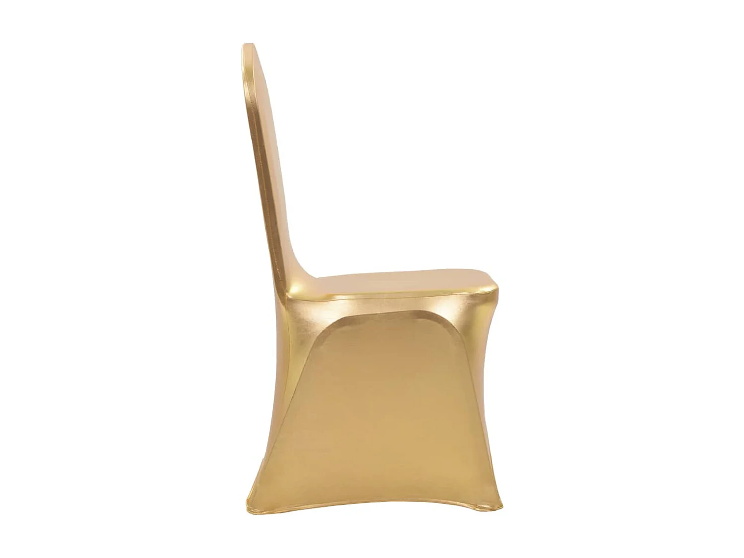 Capas elásticas para cadeiras 6 pcs dourado PT559245