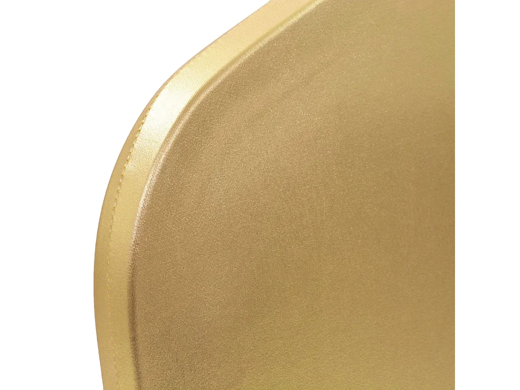 Capas elásticas para cadeiras 6 pcs dourado PT559245