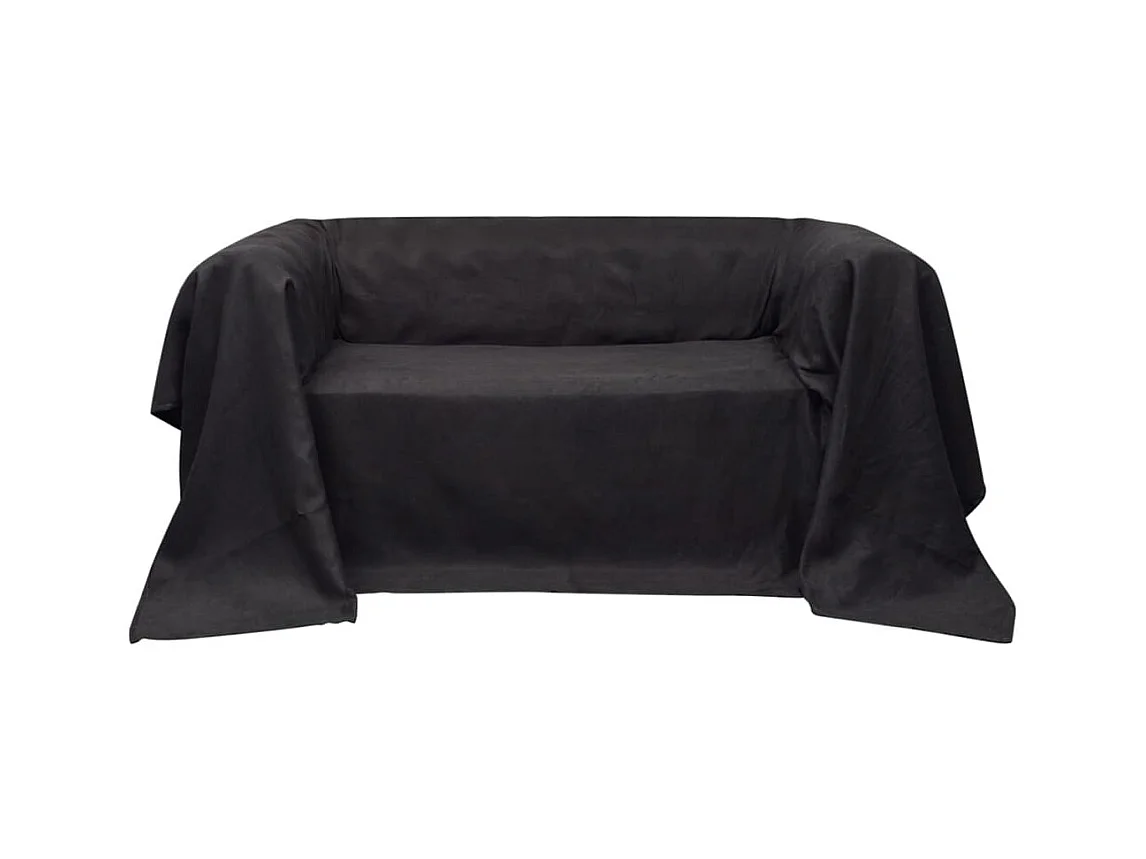 Housse de canapé Micro-suède Anthracite 270x350 cm FR901026