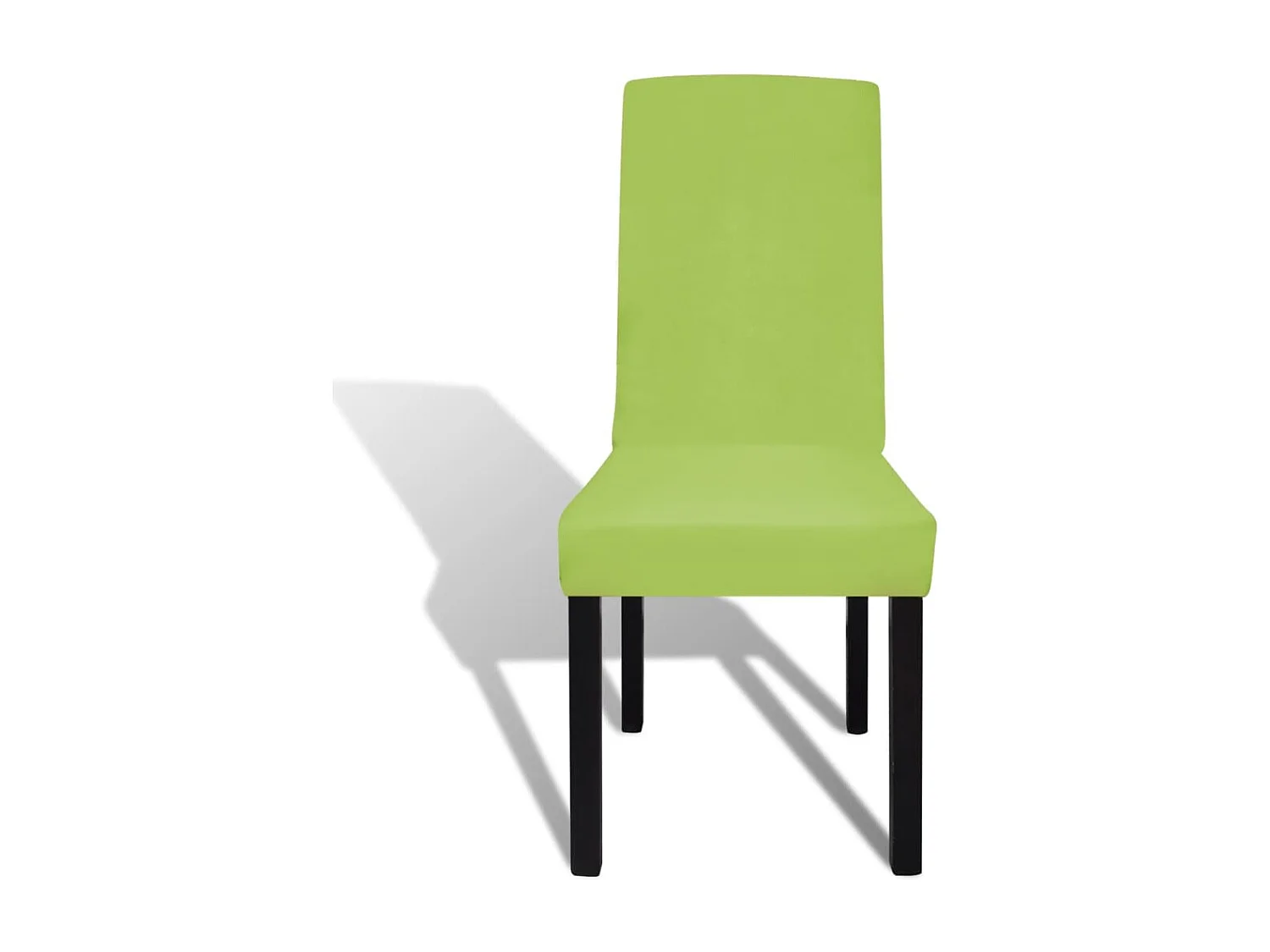 Housse de chaise droite extensible 6 pcs vert FR920933