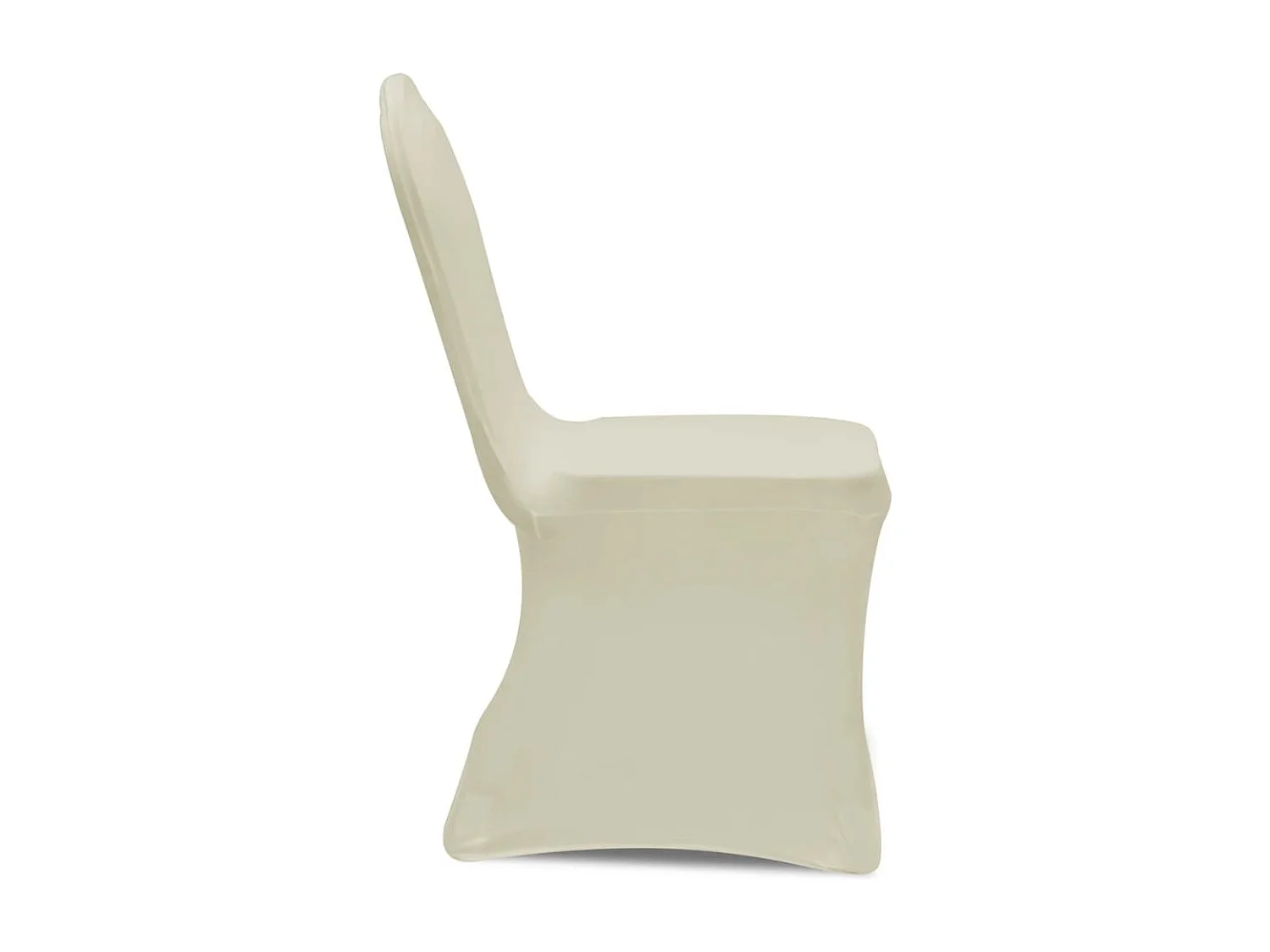 Housses élastiques de chaise Crème 12 pcs FR835260