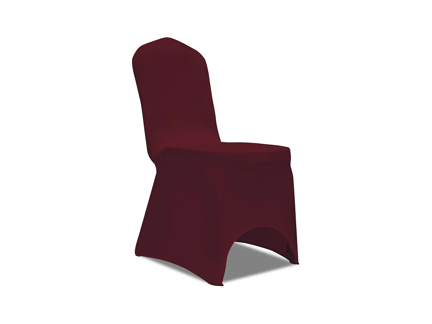 50 housses de chaise extensibles bordeaux FR118446