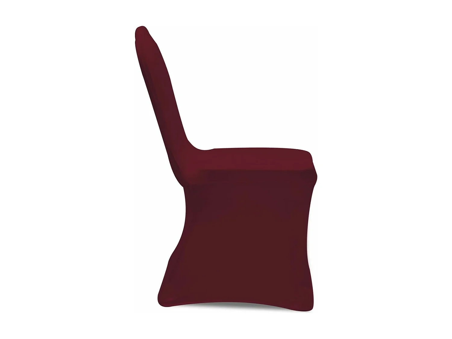 50 housses de chaise extensibles bordeaux FR118446