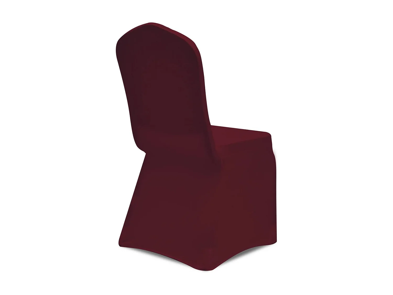 50 housses de chaise extensibles bordeaux FR118446