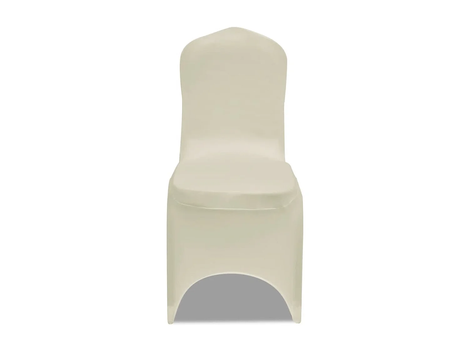 Funda de silla elástica crema 30 unidades ES697244