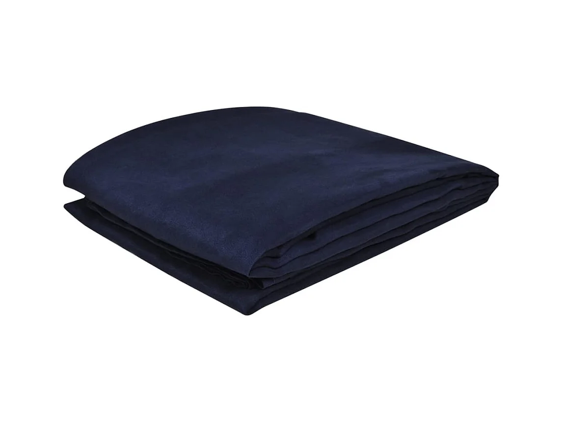 Bankhoes microsuede marineblauw 210 x 280 cm BE797940