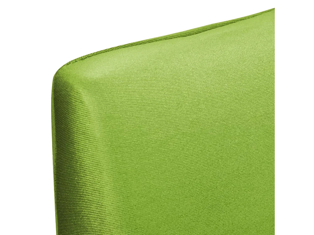 Housse de chaise droite extensible 4 pcs vert FR779528