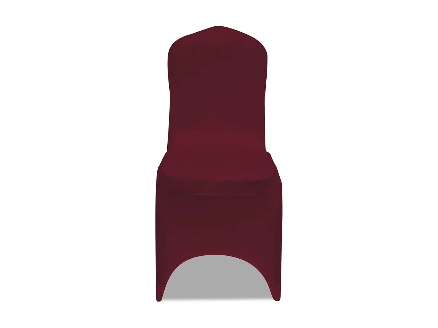 Capa elástica para cadeira / 6 peças, Bordô PT261542