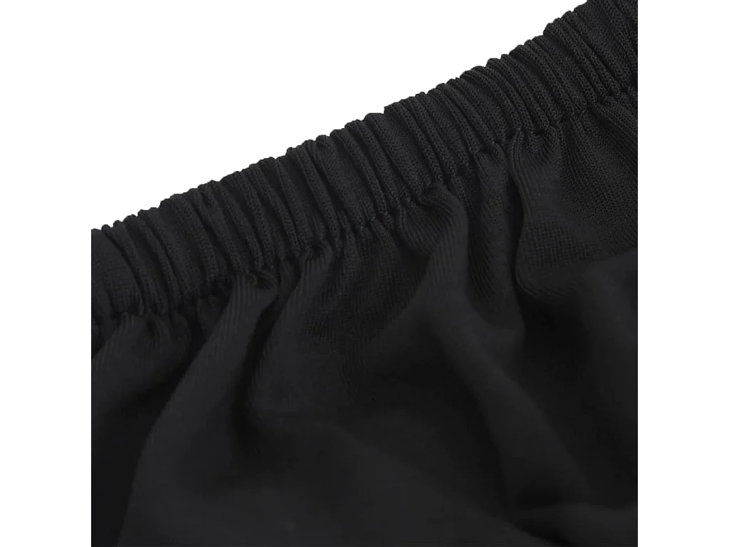 Bankhoes stretch polyester jersey zwart BE457399