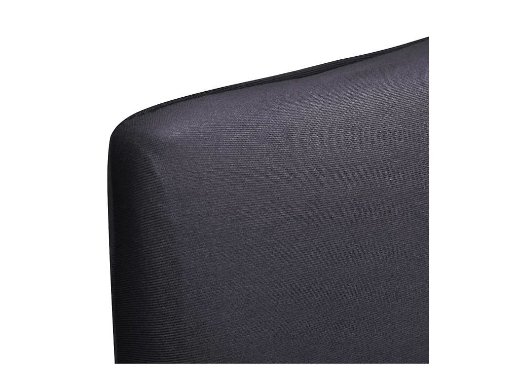 Housse de chaise droite extensible 4 pcs anthracite FR187578