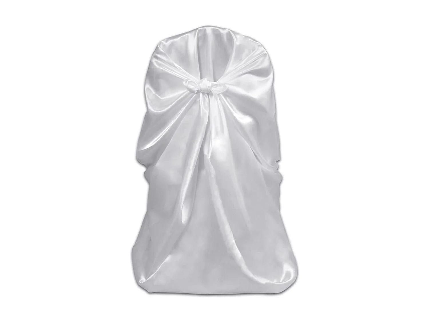 Housses de chaise pour banquet de mariage 12 pcs Blanc FR456580
