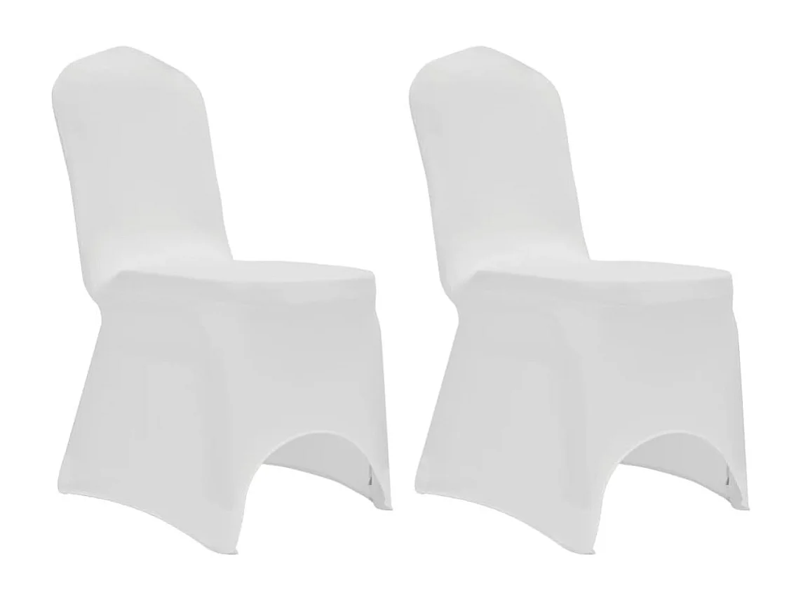 Capa para cadeira elástica 12 pcs branco PT368287