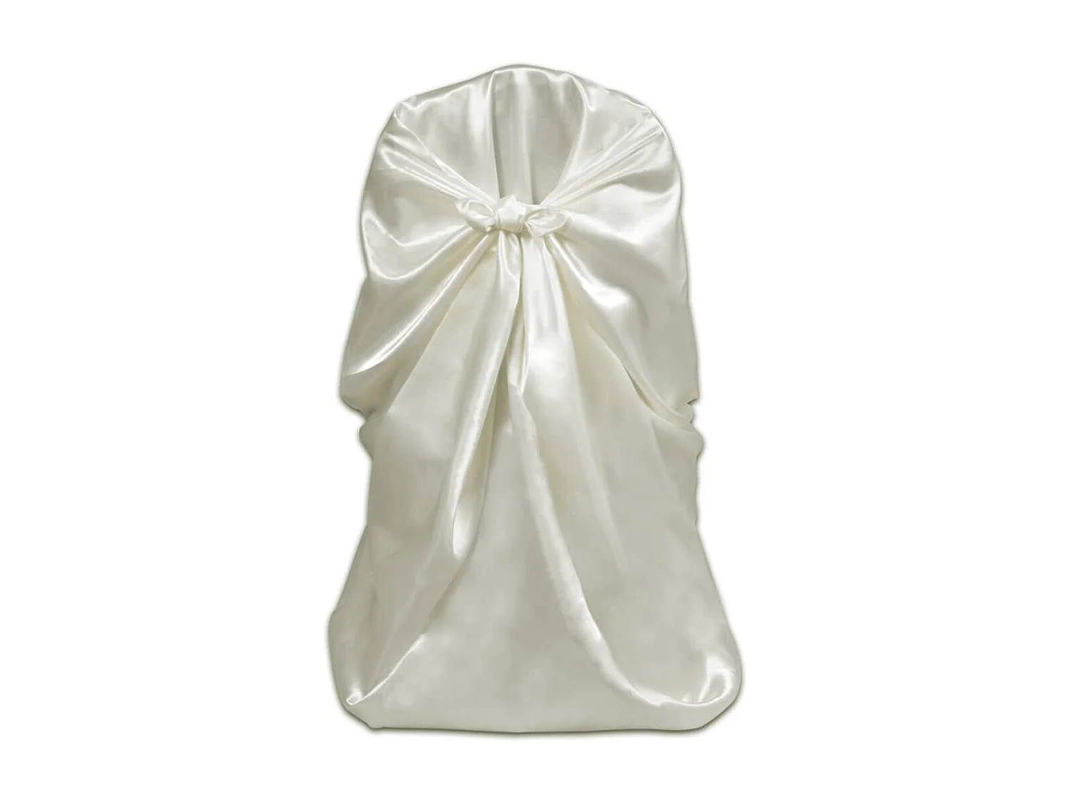Funda de silla para banquete de boda 12 unidades crema ES508037