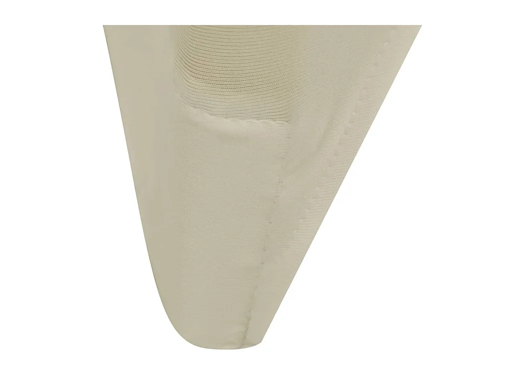 Housse de chaise extensible 100 pcs Couleur crème FR482484