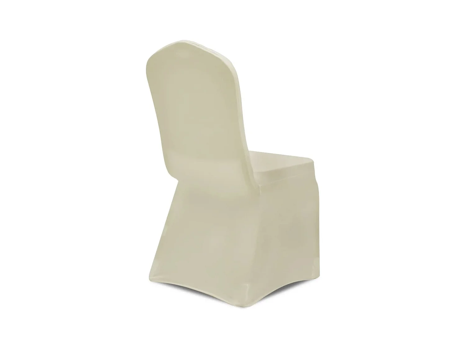 Housse de chaise extensible 100 pcs Couleur crème FR482484