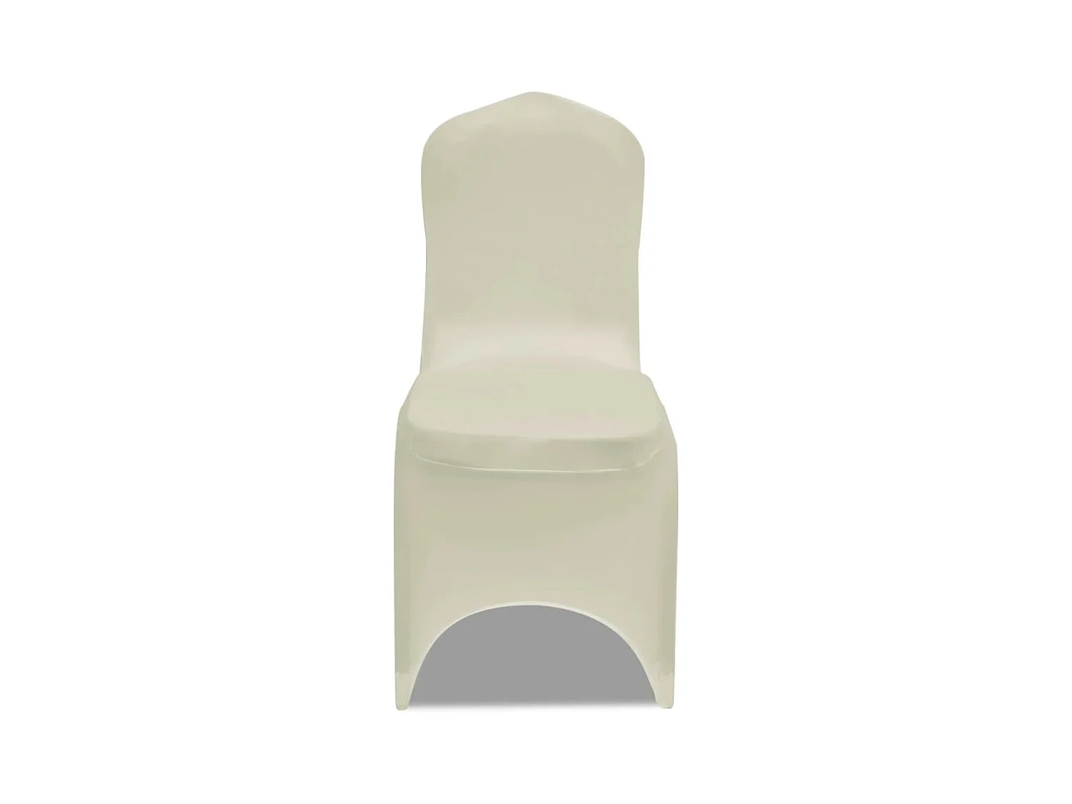Housse de chaise extensible 100 pcs Couleur crème FR482484
