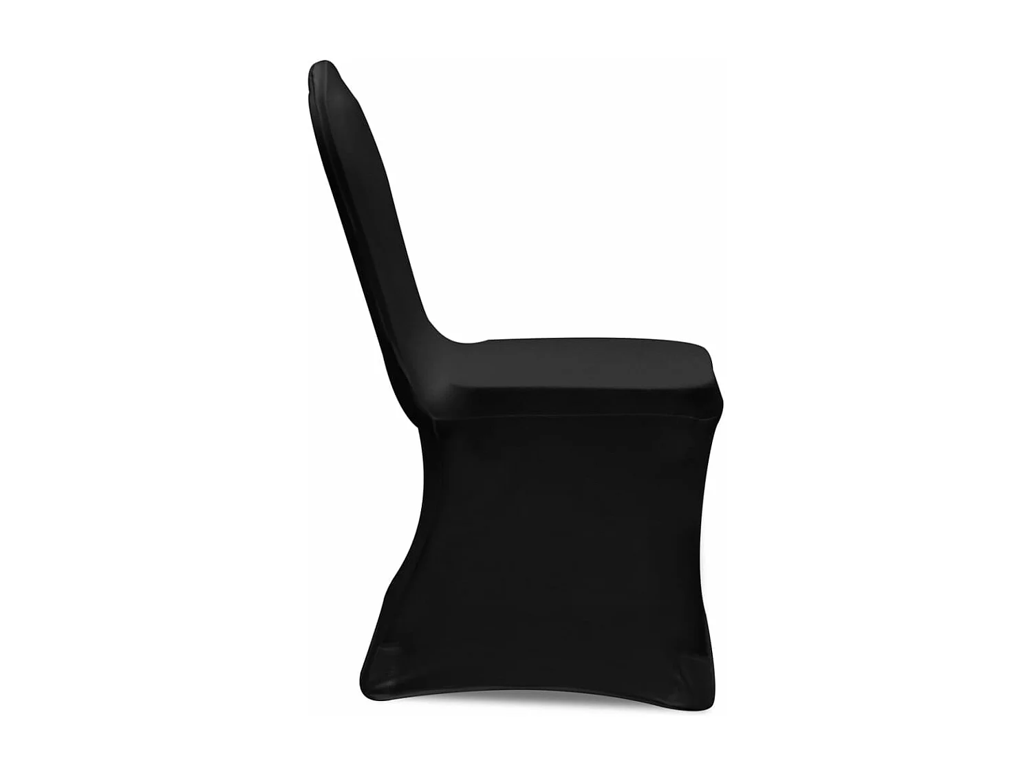 Stoelhoes stretch 4 stuks zwart BE166189