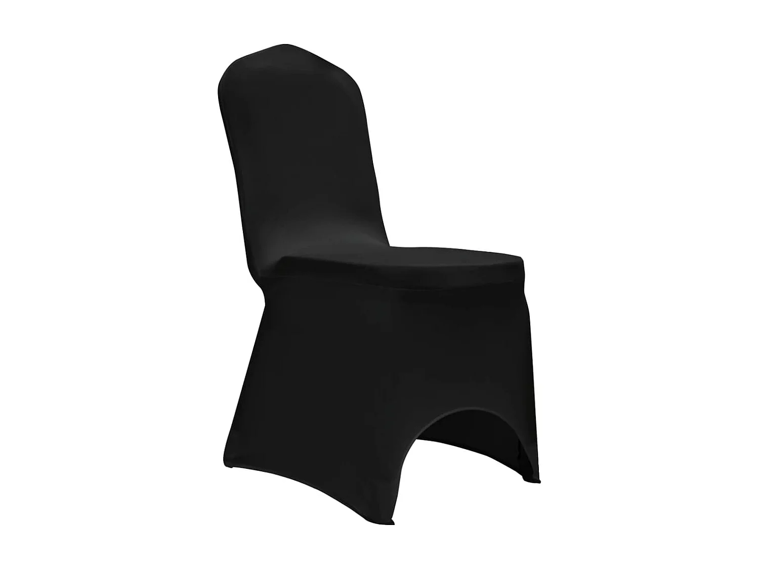 Stoelhoezen stretch 12 st zwart BE199823